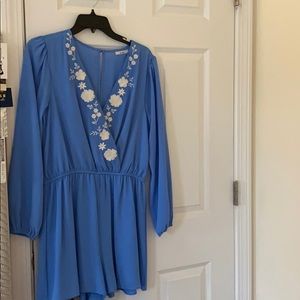 Francesca’s Baby Blue Romper